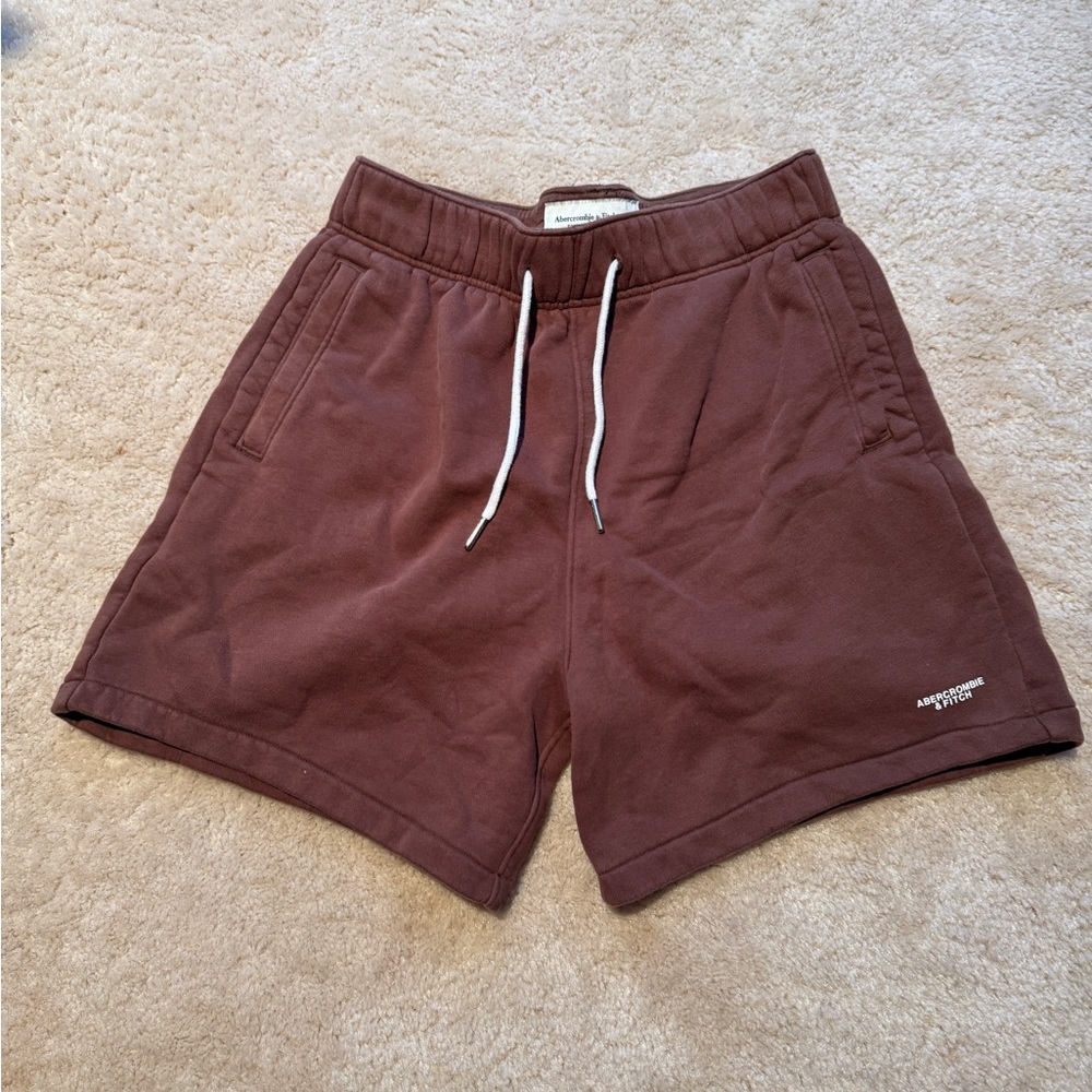 Abercrombie & Fitch Brown Athletic Shorts